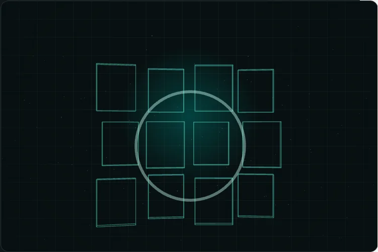 3D system concept for AI for Retail & Commerce: Product context → intent → coordinated commerce action